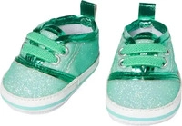 Heless Puppen-Glitzer-Sneakers, mint, Gr. 38-45 cm