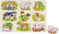 Gollnest & Kiesel Steckpuzzle Tierstimmen Bauernhof