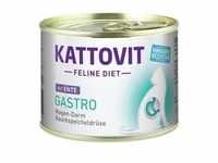 Sparpaket KATTOVIT Feline Diet Gastro Pute 24 x 185g Dose Katzennassfutter