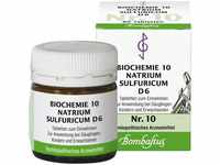 PZN-DE 01073834, Bombastus-Werke BIOCHEMIE 10 Natrium sulfuricum D 6 Tabletten 80 St