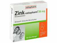 PZN-DE 00813252, ZINK-RATIOPHARM 25 mg Brausetabletten 20 St