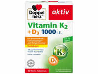 PZN-DE 18029501, Queisser Pharma DOPPELHERZ Vitamin K2+D3 1000 I.E. Tabletten 30 St