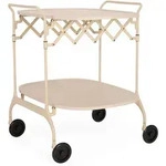 Kartell Gastone Servierwagen mit Rollen 68x62x70 cm - Creme matt