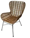 SIT M&ouml;bel RATTAN Stuhl - Antikschwarz