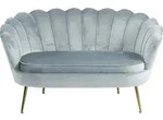SalesFever Muschelsofa aus Samt