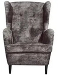 ED Lifestyle Oskar 3 Sessel Holzwerkstoff/Nosag Schaumstoff - Braun
