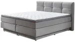 Sun Garden BX 2110 Portage Boxspringbett Holzwerkstoff/Stoff mit TFK-Matratze 180x200