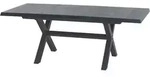 Siena Garden Sincro Ausziehtisch 160(200)x90 Anthrazit/Grau