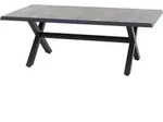 Siena Garden Sincro Gartentisch 200x100cm Anthrazit/Grau