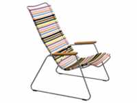 HOUE CLICK Relaxsessel Lounge chair Bambusarmlehnen Stahlgestell Multi color 1