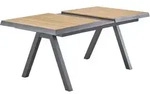 LC Garden Kumasi Ausziehtisch Aluminium/Teakholz & Keramikauszug mit Synchronauszug