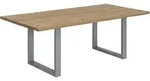 SIT M&ouml;bel TABLES & CO Esszimmertisch Metall/Wildeiche ge&ouml;lt - Antiksilber