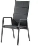 Sieger Navaro Verstellbarer Sessel Aluminium/Gepolstert - Eisengrau