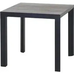 Siena Garden Silva Dining Tisch 80x80cm matt anthrazit / washed grey - Anthrazit