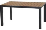 Siena Garden Silva Dining Tisch 140x90cm matt anthrazit - Anthrazit