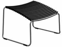 HOUE CLICK Footrest Hocker Stahlgestell Black Stahl/Kunststoff