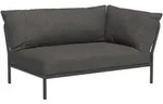 HOUE LEVEL 2 Sofaecke Kissen rechts Aluminiumgestell - Dark Grey
