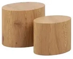 Actona Mice Couchtisch Papier/Holzwerkstoff - matt Wildeiche