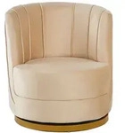 Salesfever Drehsessel - gold