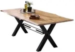 SIT M&ouml;bel Tables & Co Akazie Natur Tisch 180x90 cm - Antikschwarz