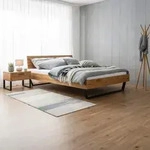 Hasena Trento 16 Asti Bettgestell Massivholzbett - anthracite