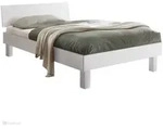 Hasena Trento 16 Forti Bettgestell Massivholzbett - Weiss deckend