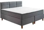 Sun Garden BX2360 Boxspringbett 180x200 cm - Grau