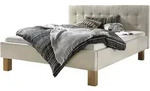Hasena Noemi Polsterbett Massivholz 100% Polyester inkl. Midtrever