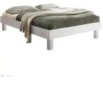 Hasena Trento 16 Rapallo Bettgestell Massivholzbett - Weiss deckend