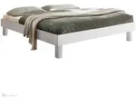Hasena Trento 16 Rapallo Bettgestell Massivholzbett - Weiss deckend