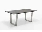 Niehoff Noah Tisch Edelstahl Trapezkufe/HPL