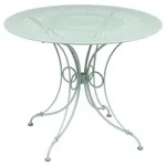 Fermob 1900 Tisch Stahl &Oslash; 96 CM - Grau