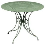 Fermob 1900 Tisch Stahl &Oslash; 96 CM - Grau