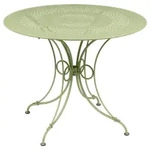 Fermob 1900 Tisch Stahl &Oslash; 96 CM - Grau