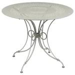 Fermob 1900 Tisch Stahl &Oslash; 96 CM - Grau