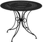Fermob 1900 Tisch Stahl &Oslash; 96 CM - Grau