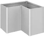 Biohort Pflanzbeet Belvedere MAXI - silber-metallic