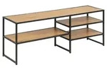 Actona Seaford Lowboards Stahl/MDF - matt schwarz