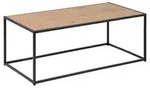 Actona Seaford Couchtisch Stahl/Holzwerkstoff - matt schwarz