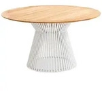 Niehoff Acore Tisch Teak/Aluminium &Oslash;140 cm