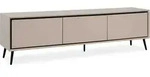Finori Arona Lowboard 175x50 38 cm Sand/Schwarz - Schwarz