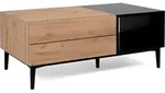 Finori Nola 55A Couchtisch/Artisan Oak/Schwarz - Anthrazit