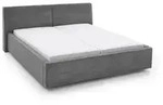 Meise M&ouml;bel Magnum Polsterbett Holzfu&szlig; schwarz - Braun