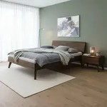 Hasena Trento 16 Ancona Bettgestell Massivholzbett - Braun