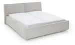 Meise M&ouml;bel Magnum Polsterbett inkl. Bettkasten Holzfu&szlig; schwarz - Braun
