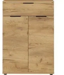 Germania Fremont Schuhschrank Holzwerkstoff Braun - Schwarz