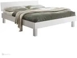 Hasena Trento 16 Forti Bettgestell Massivholzbett - Weiss deckend