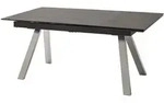 MCA Tobago Ausziehtisch Edelstahl/Keramik 180/260x95 cm - Silber