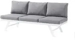 Sieger Auckland Gartenbank / Lounge Liege - Wei&szlig;