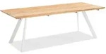 Niehoff Valletta Tisch Tischplatte Teak recycelt/ Aluminiumgestell 220x95x76 cm